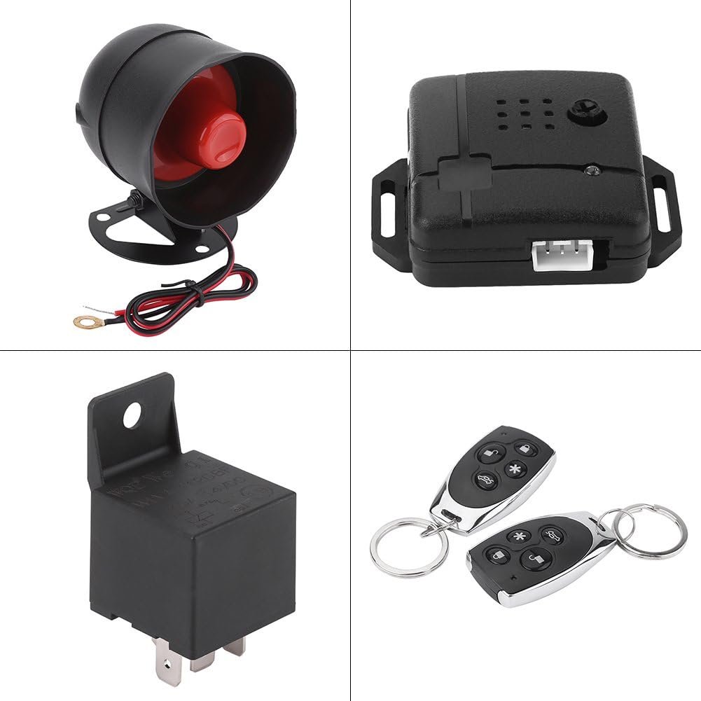 Manufacturer Universal Car Alarm System Wireless Car Alarm Security System Keyless Entry with 2 Remote Control